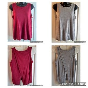 Set of 2 Banana Republic Split Back Tanks